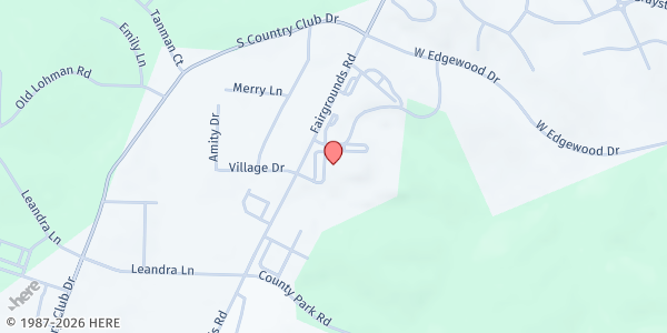 Map showing Thomas Jefferson Middle School at 1201 Fairgrounds Rd, Jefferson City, MO