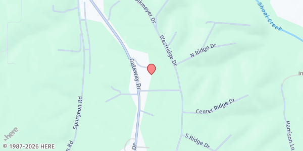 Map showing White Cross Food Pantry at 5505 Gateway Drive, Joplin, MO