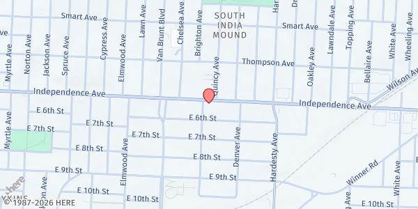 Map showing Children's Memorial Lutheran Church - Food Distribution Center at 5001 Independence Ave, Kansas City, MO