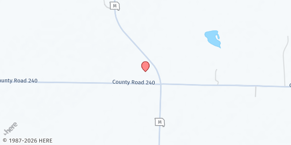 Map showing Hatton-McCreadie (N. Call) at 4171 CR 240, Kingdom City, MO