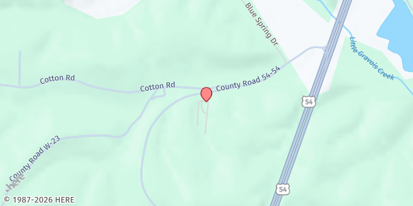 Map showing Hope House Of Miller County - Food Pantry at 40 Lakeland Road, Lake Ozark, MO