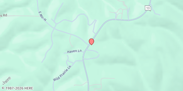 Map showing Lives Under Construction - Lampe at Lampe, Lampe, MO