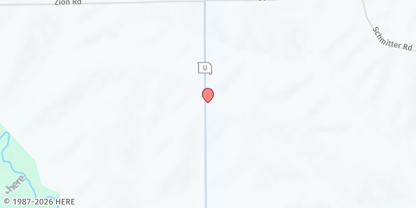 Map showing Schuyler County Food Room at 412 East North Park Street, Lancaster, MO