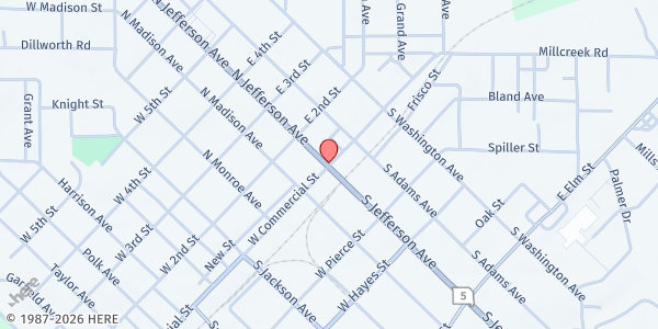 Map showing COPE at Lebanon, Lebanon, MO