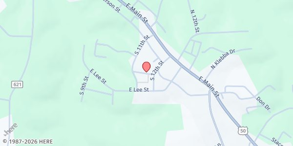 Map showing Good Shepherd Center at 1117 E. Adams St., Linn, MO