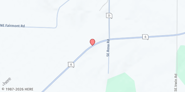 Map showing DeKalb County Senior Citizen Center at E. 530 MO-6, Maysville, MO