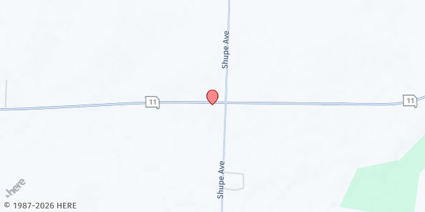 Map showing Northwestern Elementary at 18475 Hwy 11, Mendon, MO