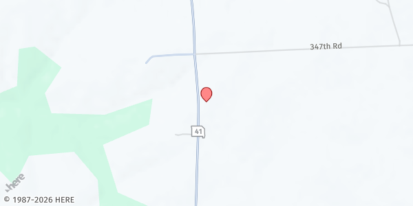 Map showing Miami R-I School (K-8) at 34520 N. Hwy 41, Miami, MO