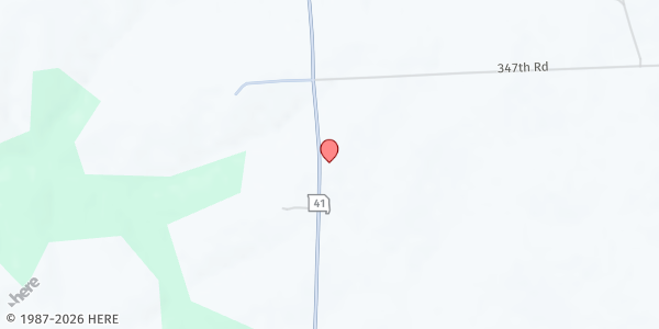 Map showing Miami R-I School (K-8) at 34520 N. Hwy 41, Miami, MO