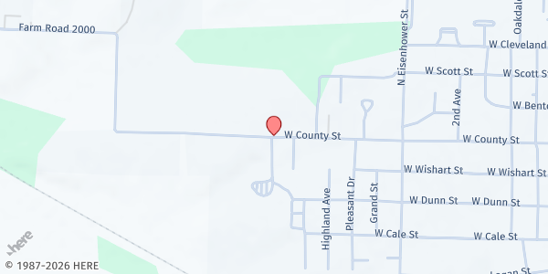 Map showing Monett Elementary School at 601 Learning Lane, Monett, MO