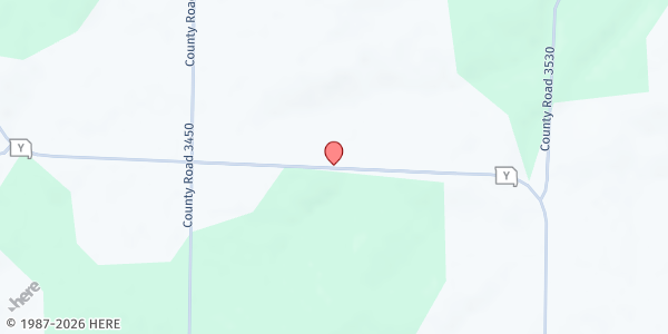 Map showing Pilgrim Rest Community Church at 1110 State Rte Y, Mountain View, MO