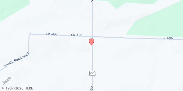 Map showing Pilgrim Rest Community Church and Cemetery at State Hwy OO, Mountain View, MO