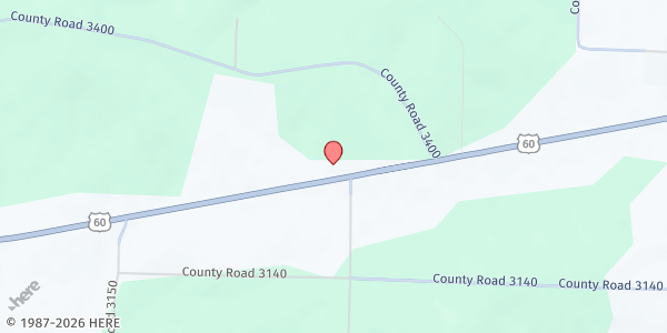 Map showing Shepherds Table at 8183 US-60, Mountain View, MO