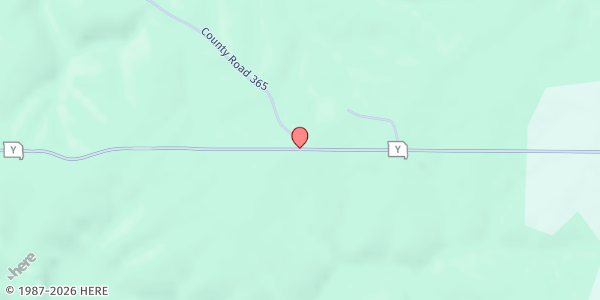 Map showing Oak Chapel Food Pantry at 8365 Co. Rd. 365, New Bloomfield, MO