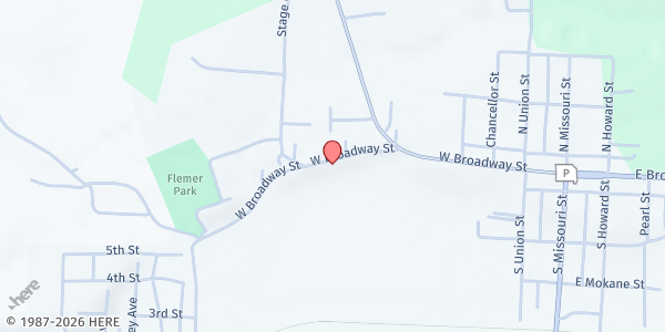 Map showing New Franklin Elementary at 412 W. Broadway, New Franklin, MO