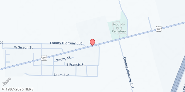 Map showing Friendship Church of God In Christ at 7461 US-61, New Madrid, MO