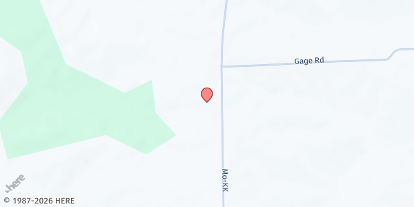 Map showing Linn Co Elementary (Purdin) at 15533 Hwy KK, Purdin, MO