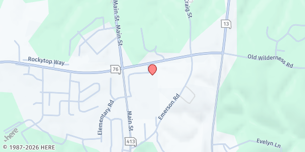 Map showing CAM-Stone County at 385 State Highway 76, Reeds Spring, MO