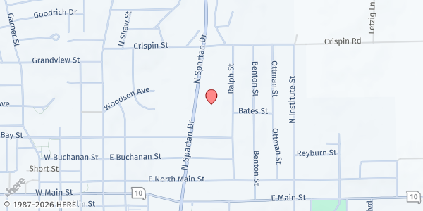 Map showing United Christian Presbyterian Church at 501 N Spartan Dr, Richmond, MO