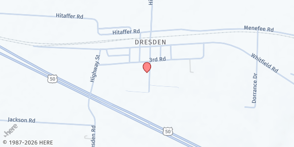 Map showing Pettis County R-12 School (K-8) at 22675 Depot Road, Sedalia, MO