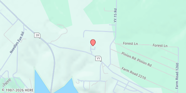 Map showing His House Foundation - Shell Knob at 25832 State Highway YY, Shell Knob, MO