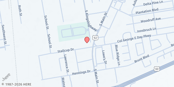 Map showing Life Church at 951 S. Kingshighway, Sikeston, MO