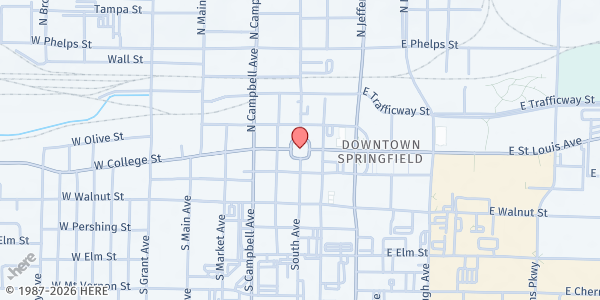 Map showing Harmony House at , Springfield, MO