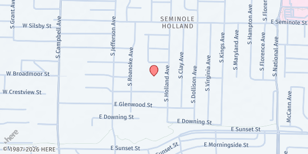 Map showing Holland Elementary at 2403 S. Holland Ave., Springfield, MO