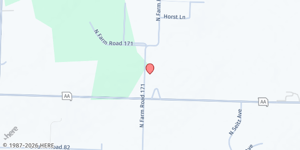 Map showing Pleasant View Elementary & Middle at 2210 E. State Hwy AA, Springfield, MO