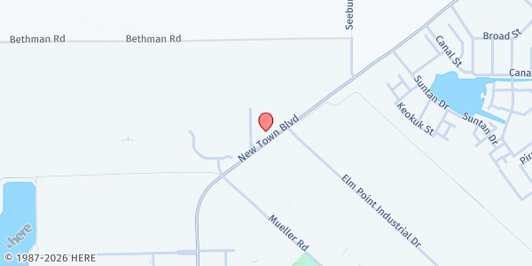 Map showing Food on the Move - St. Charles at 2950 Droste Rd., St Charles, MO