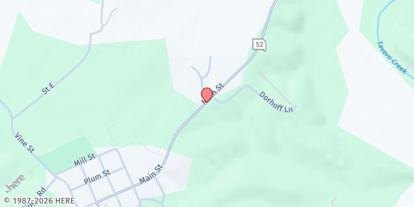 Map showing Helping Hands of Central Missouri at 784 Highway 52, St Elizabeth, MO