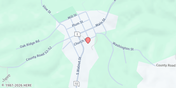 Map showing St. Elizabeth R-IV Elementary at 240 Church Street, St. Elizabeth, MO