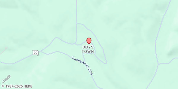 Map showing KVC-Missouri at 13160 Co Rd 3610, St. James, MO