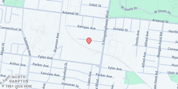 Map showing Bi-State Pet Food Pantry at 4950 Connecticut St, St. Louis, MO