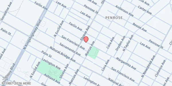 Map showing Saint Peter AME Food Pantry - Food Distribution Center at 4730 Margaretta Ave, St. Louis, MO