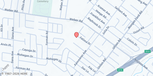 Map showing Salvation Army Gateway at 824 Union Rd, St Louis, MO