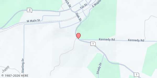 Map showing Stoutland Senior Center at 306 South Highway T, Stoutland, MO