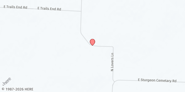 Map showing Sturgeon R-V Elementary School at 4200 Bethel Street, Sturgeon, MO