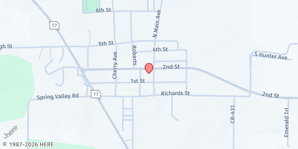 Map showing Agape House - Phoenix Project at Summersville, Summersville, MO