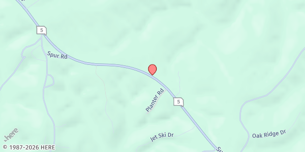 Map showing Hurricane Deck Elementary at 16594 MO-5, Sunrise Beach, MO