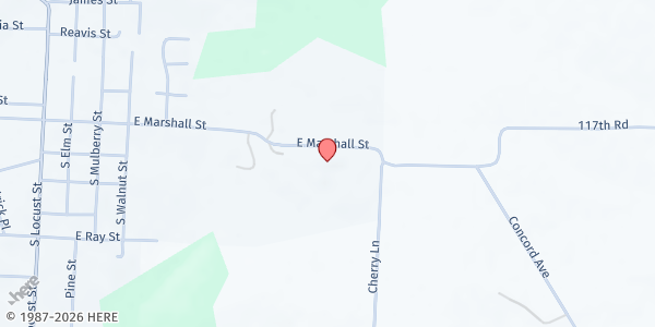 Map showing Sweet Springs R-7 Elementary at 600 E. Marshall Street, Sweet Springs, MO