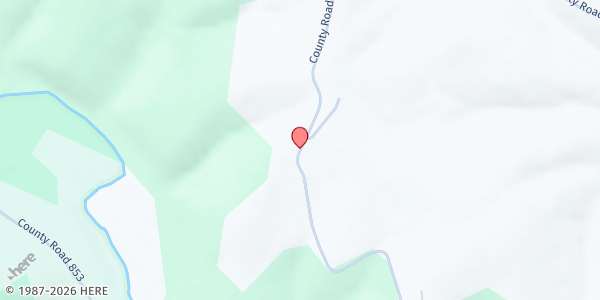 Map showing Thornfield Elementary School at 37 County Road 855, Thornfield, MO