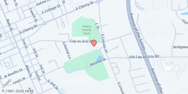 Map showing Bread For Life Greater Troy at 820 Cap Au Gris St., Troy, MO