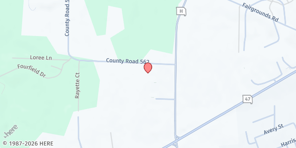 Map showing Calvary Chapel Food Pantry at 28 Snyder Rd, Troy, MO