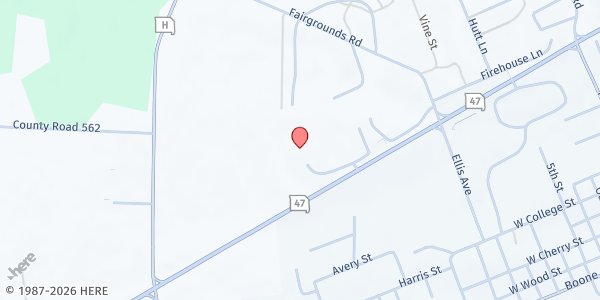 Map showing UMC - Troy at 101 St Stephen Ln, Troy, MO