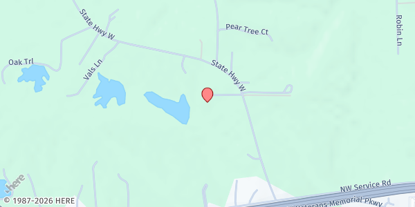 Map showing AGAPE Food Pantry and Administration Offices at 28855 Legion Trail Dr, Warrenton, MO