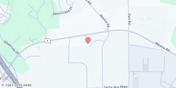 Map showing Caring & Sharing at 357 Shockdrake Ct., Wentzville, MO