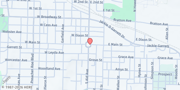 Map showing Samaritan Outreach Center - Shelter at , West Plains, MO