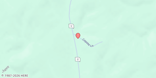 Map showing Lake Girardeau Assembly of God at 4581 State Hwy. U, Whitewater, MO