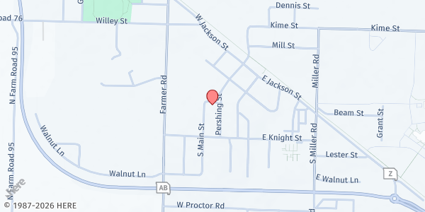 Map showing Laura's Home at 300 S Main St, Willard, MO